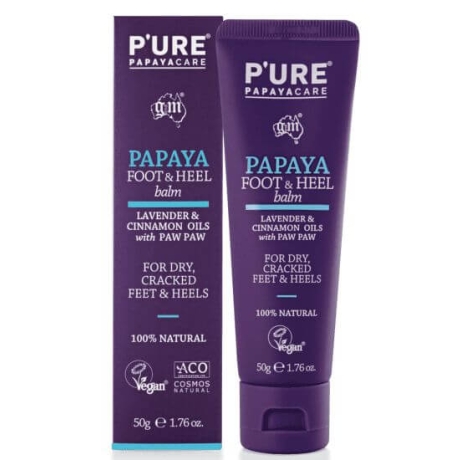 pure papayacare - papaya foot & heel balm – papaia jala - ja kannapalsam 50g.jpg